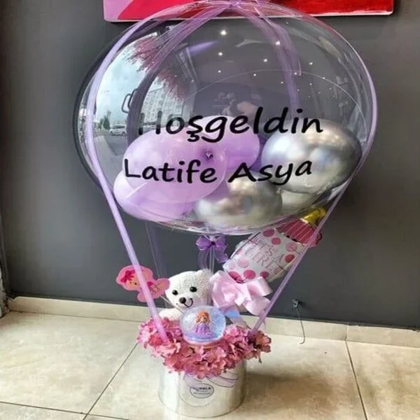 Kız Bebek Balon Kutusu